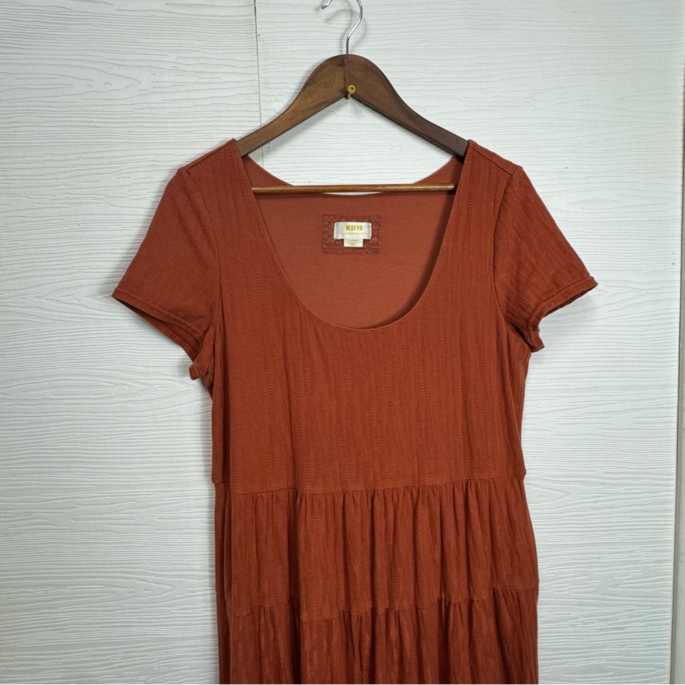 Maeve Gillian tiered short sleeve maxi dress - Picture 4 of 13